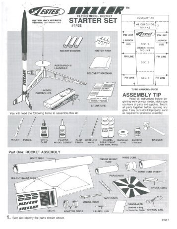 1432 - Sizzler - Estes Rockets