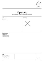 Hipertelia - Estrany de la Mota