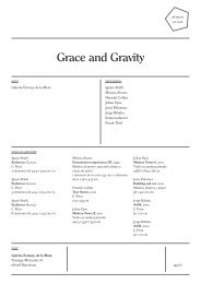 Grace and Gravity - Estrany de la Mota