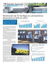 Penetración de TV de Pago en Latinoamérica ... - Estrategia