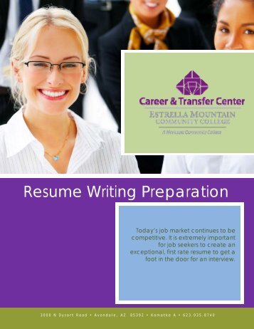 Resume and Cover Letter Packet - Estrella Mountain Community ...