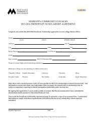 Download Presidents' Scholarship Application - Paradise Valley ...