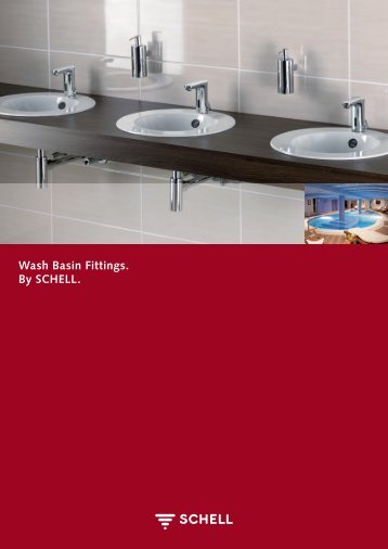 Wash Basin Fittings. By SCHELL.