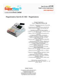 Registradora Sam4s Er 680 - Registradora - Estufas de Patio