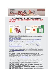 NEWSLETTER N°1 SEPTEMBRE 2011 CET ÉTÉ ... - esu-psu-unef