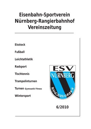 Rhbf. 06-10.indd - ESV Nürnberg-Rangierbahnhof