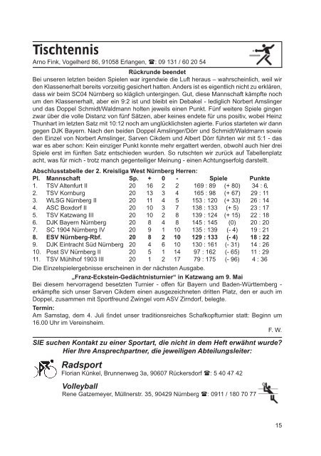 Rhbf. 03-09.indd - ESV Nürnberg-Rangierbahnhof