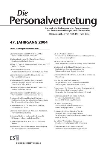 47. jahrgang 2004 - Erich Schmidt Verlag