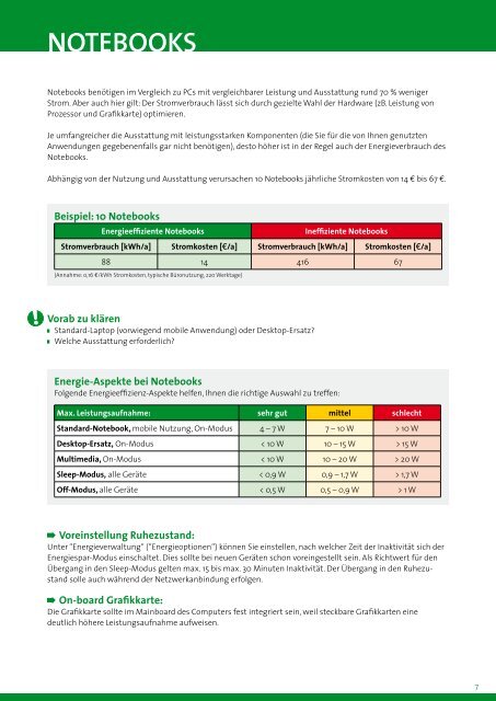 Checkliste Bürogeräte - OÖ Energiesparverband