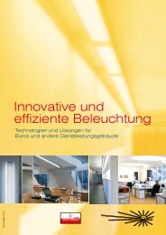 Broschüre "Innovative und effiziente Beleuchtung" - Richtig hell