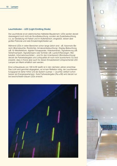 Broschüre "Innovative und effiziente Beleuchtung" - Richtig hell