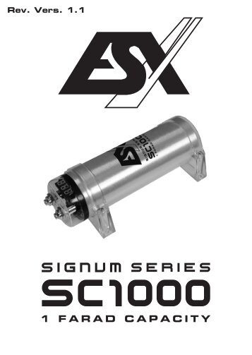 ESX Signum SC1000 Powercap - Audio Design GmbH