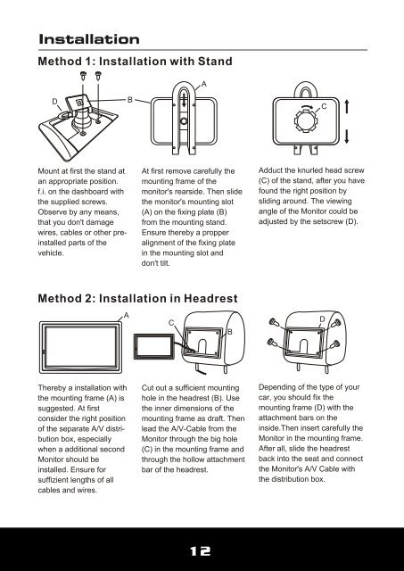 PDF-Download der Bedienungsanleitung - Audio Design GmbH