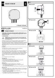 Betjeningsvejledning - ESYLUX