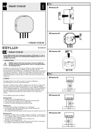 Betjeningsvejledning - ESYLUX