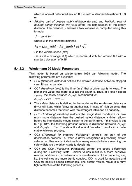 VISSIM 5.30-05 User Manual