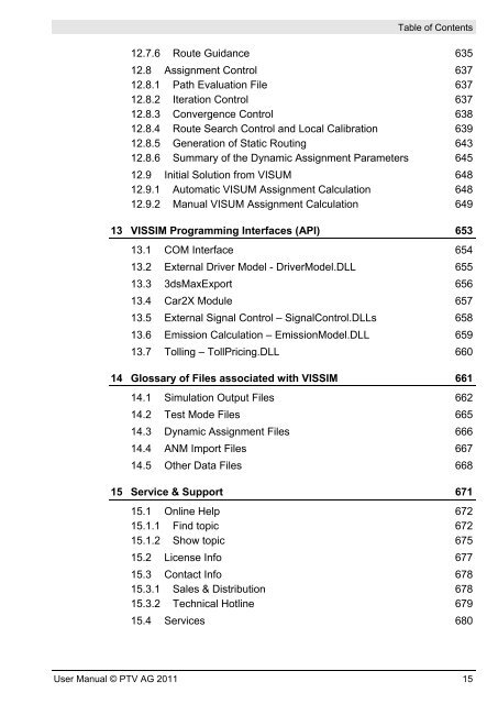 VISSIM 5.30-05 User Manual