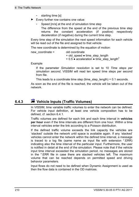 VISSIM 5.30-05 User Manual