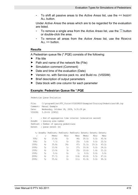 VISSIM 5.30-05 User Manual