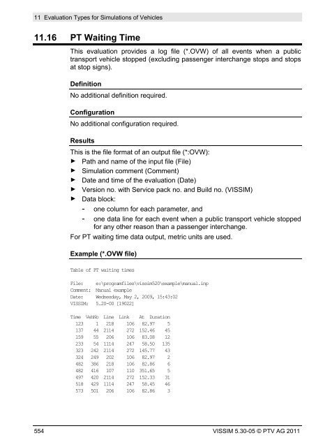 VISSIM 5.30-05 User Manual