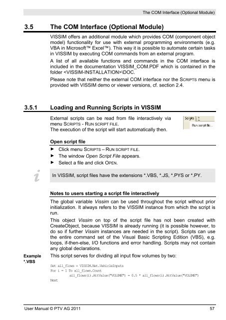 VISSIM 5.30-05 User Manual