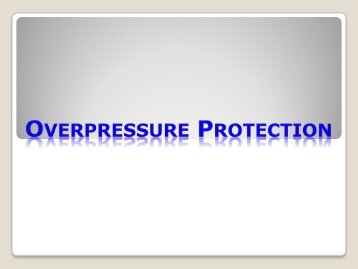 Overpressure protection