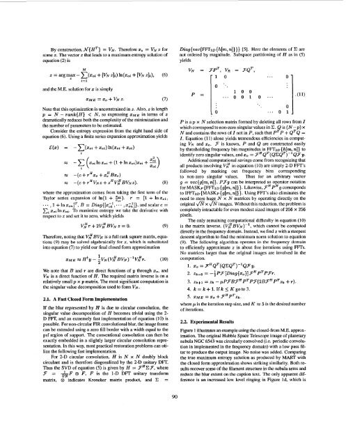 Maximum entropy image restoration revisited - Brigham Young ...