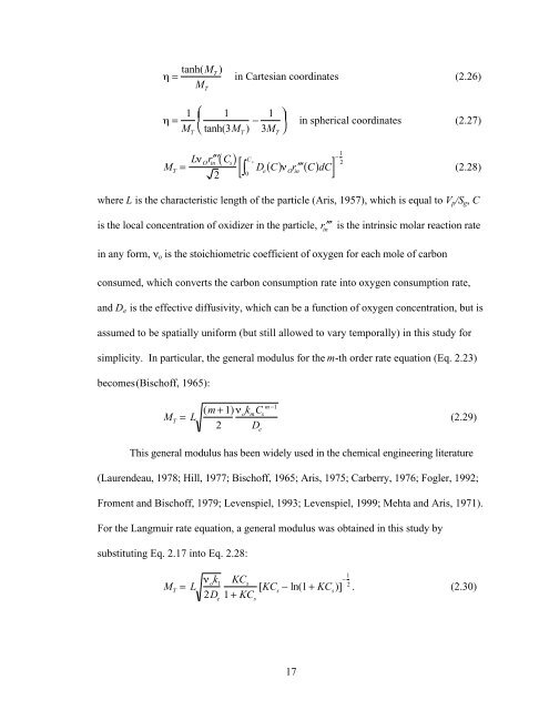 MODELING CHAR OXIDATION AS A FUNCTION OF PRESSURE ...