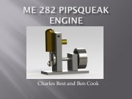 ME 282 PIPSQUEAK ENGINE
