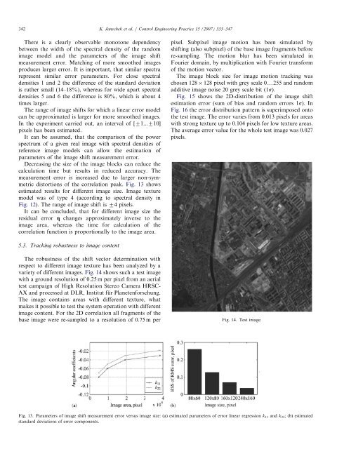 Performance analysis of opto-mechatronic image stabilization for a ...