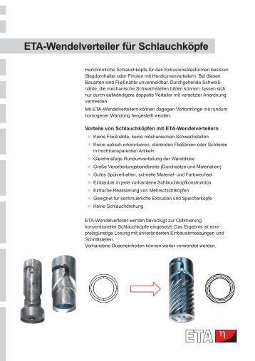 Einlegeblatt de Wendelverteil... - ETA Kunststofftechnologie GmbH