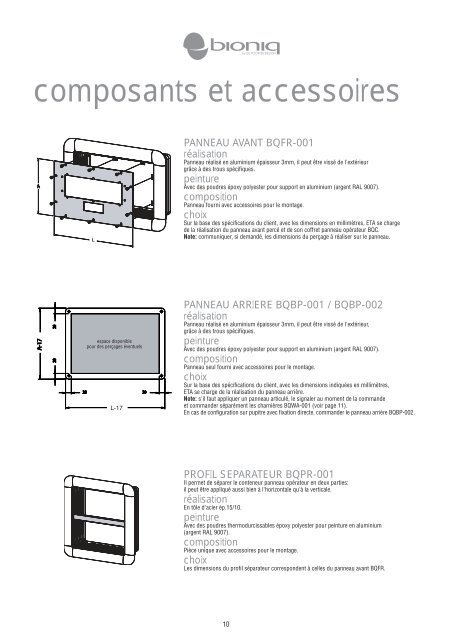 catalogue - ETA