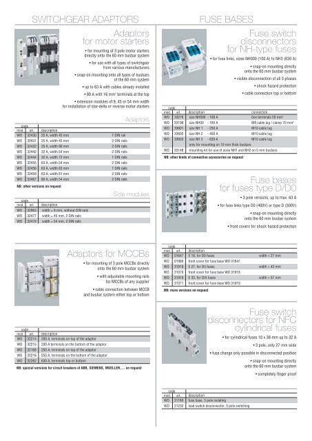 Busbar System Overview - ETA