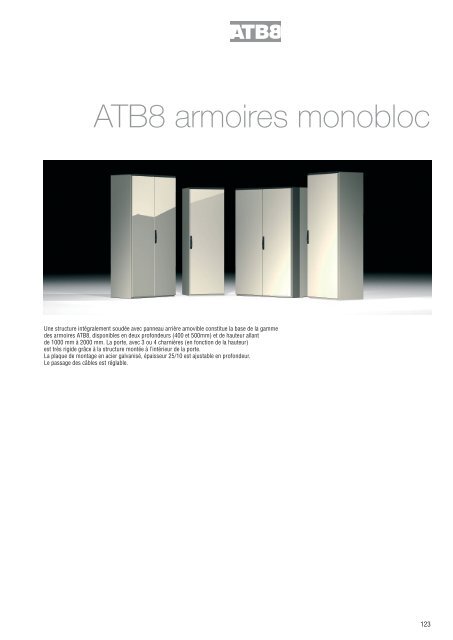 ATB8 armoires monobloc - ETA