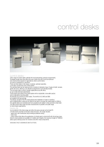 control desks - ETA