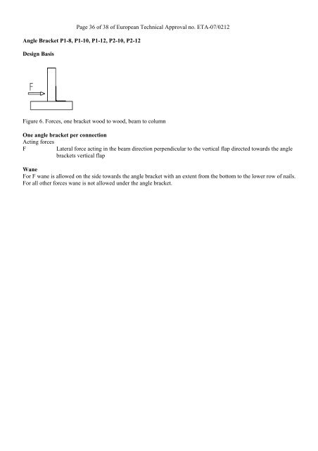 European Technical Approval ETA-07/0212 - ETA-Danmark