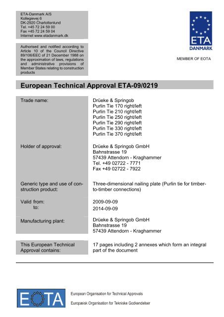 ETA090219 D+S PT - ETA-Danmark