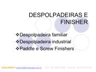 DESPOLPADEIRAS E FINISHER - Etal