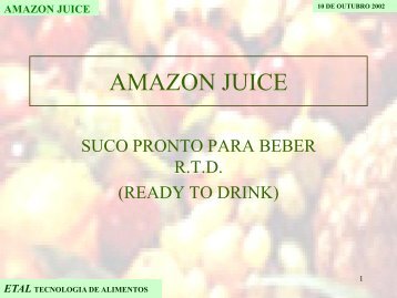 AMAZON JUICE - Etal