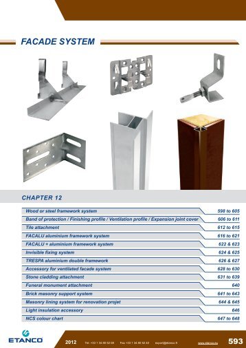 FACADE SYSTEM - Etanco