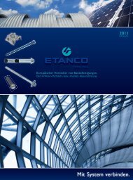ETANCO Baubefestigungen Katalog 05-2011