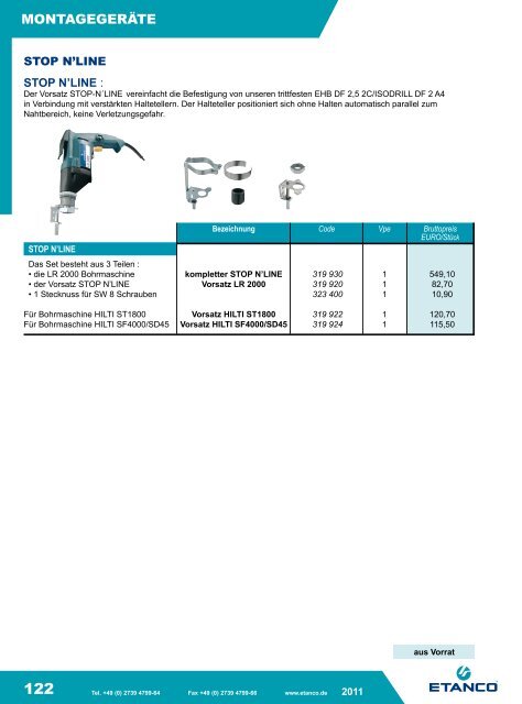 ETANCO Baubefestigungen Katalog 05-2011