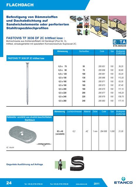 ETANCO Baubefestigungen Katalog 05-2011