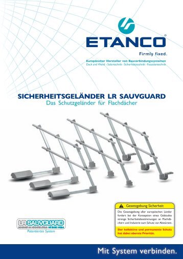 Schutzgeländer LR SAUVGUARD - Etanco