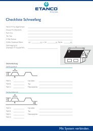 Checkliste Schneefang Metalldach - Etasol-solar-zubehoer.de