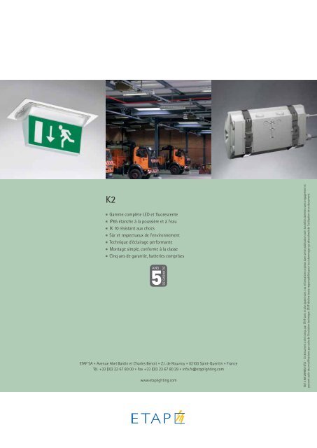 Brochure K2 - ETAP Lighting