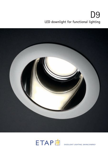 022000-leaflet D9 LED Downlight.indd - ETAP Lighting