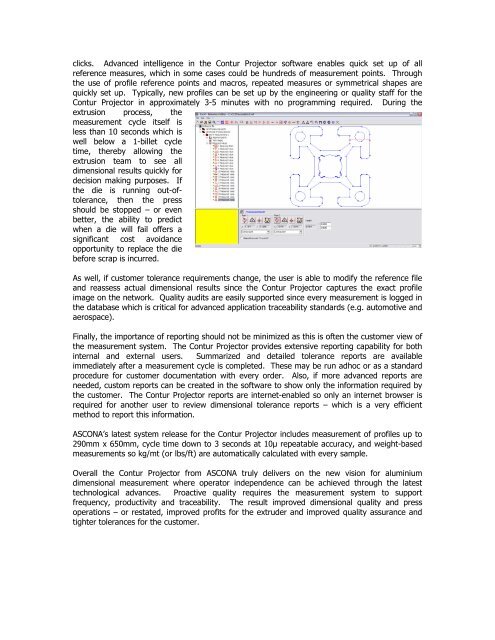 Advances in Automated Profile Measurement for ... - ASCONA