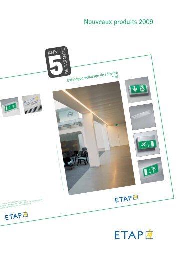 nouveaux produits 2009 – Éclairage de sécurité - ETAP Lighting