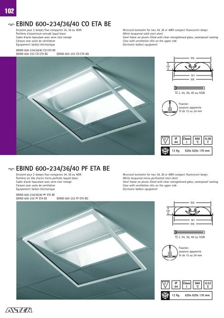 catalogue de produits - ETAP Lighting